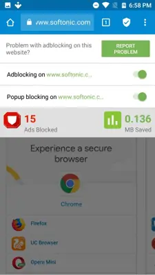 Free Adblocker Browser android App screenshot 4